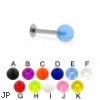 UV ball labret, 14 ga