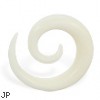 White bone spiral taper