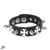 Wristband Leather W/ Spike